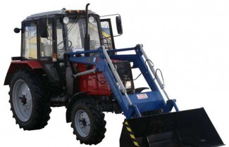 Фото - Трактор МТЗ - 892 2011г.в. с усиленным пермским фронтальным погрузчиком  до 1,4 тн